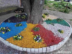 Цветной декоративный щебень 2683