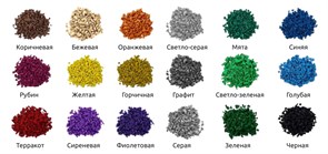 Набор резиновой крошки Color ++